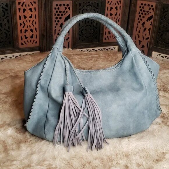 Sondra Roberts Squared Hobo Style Purse - Picture 8 of 9